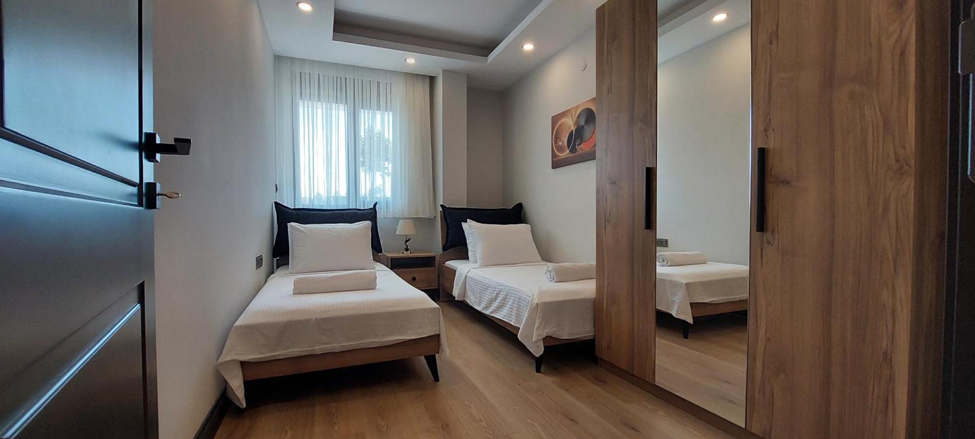 New Flat With Big Living Spaces 1 Near By Lara Daire Antalya